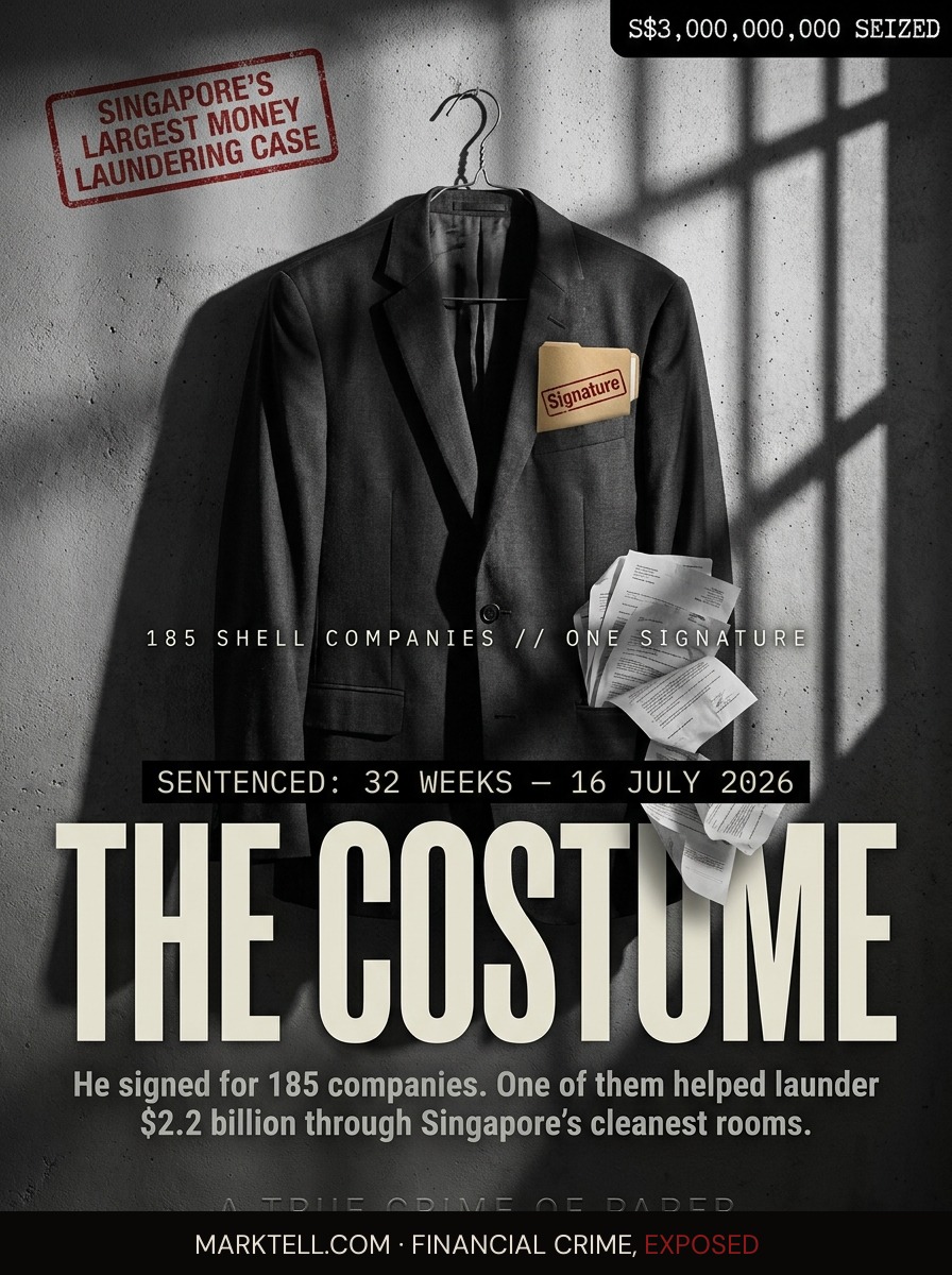The paperwork looked like a company. It was a costume.