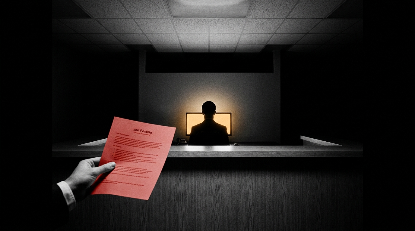 The job that hired you before you finished the interview