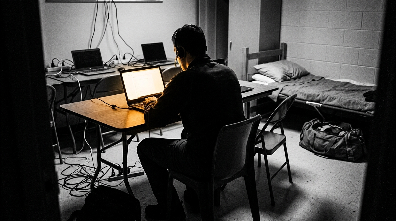 The fattening floor: how 276 arrests exposed the room your screen was already in