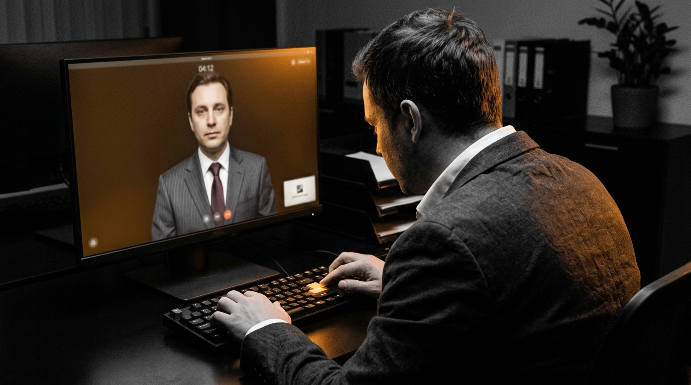 The CFO on the screen was not the CFO. He almost wired the money anyway.