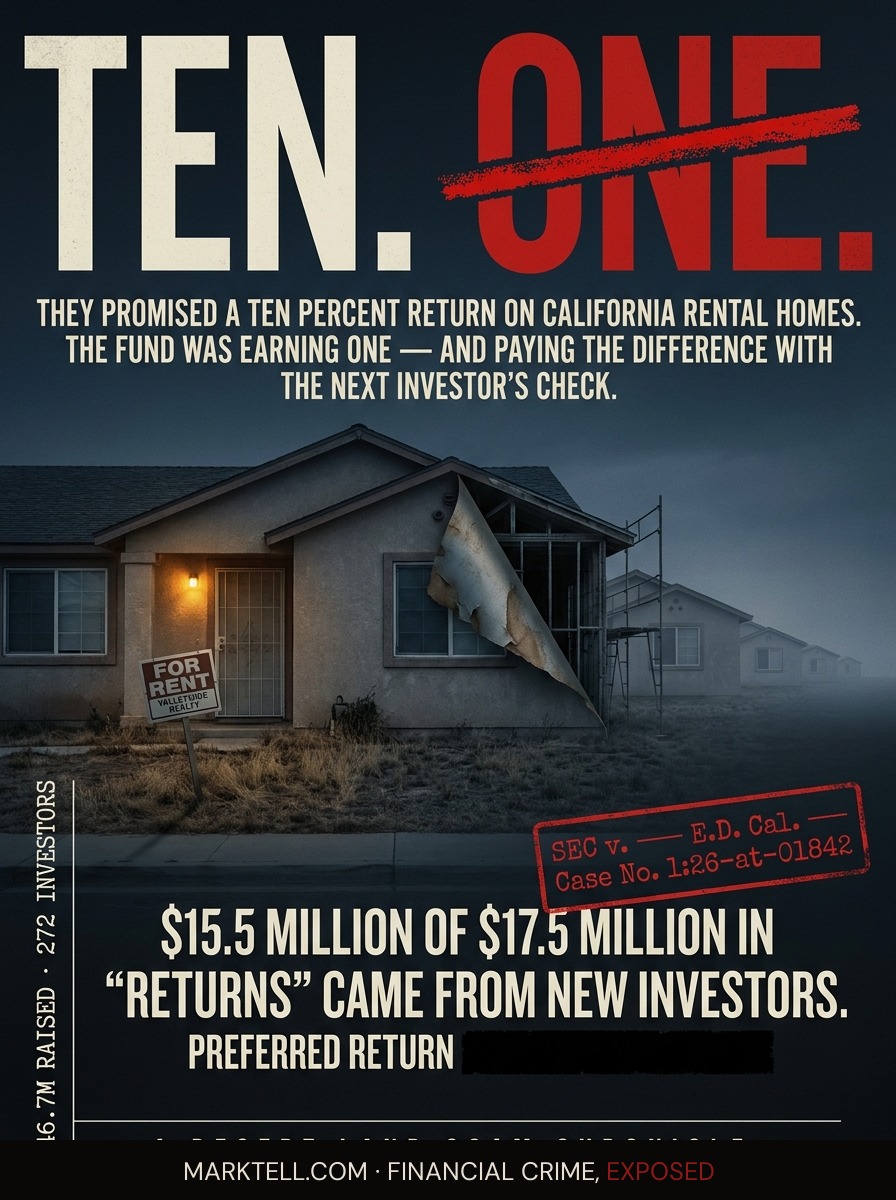 The fund said ten percent. The fund was making one.