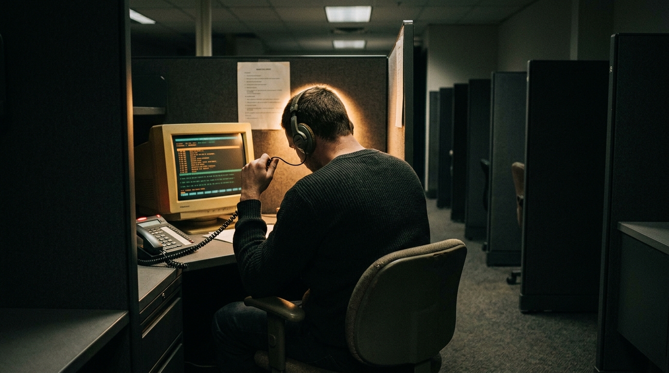 The voice on the phone sounded like her grandson. It was a man in a Montreal call center.