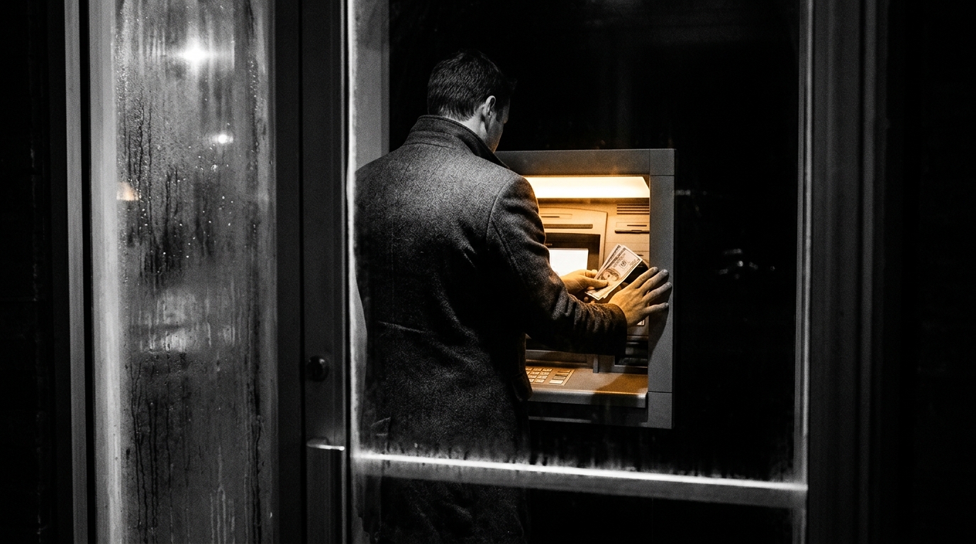 The CFO withdrew six hundred dollars at a time. The restaurant kept smiling.