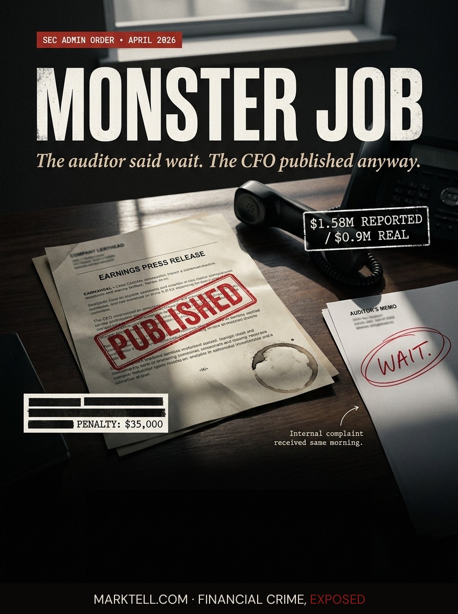 The auditor said wait. The CFO published anyway.