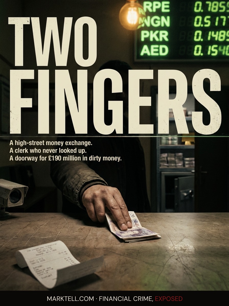 A money exchange in East Ham, a phone in a kitchen, and £190 million looking for a door