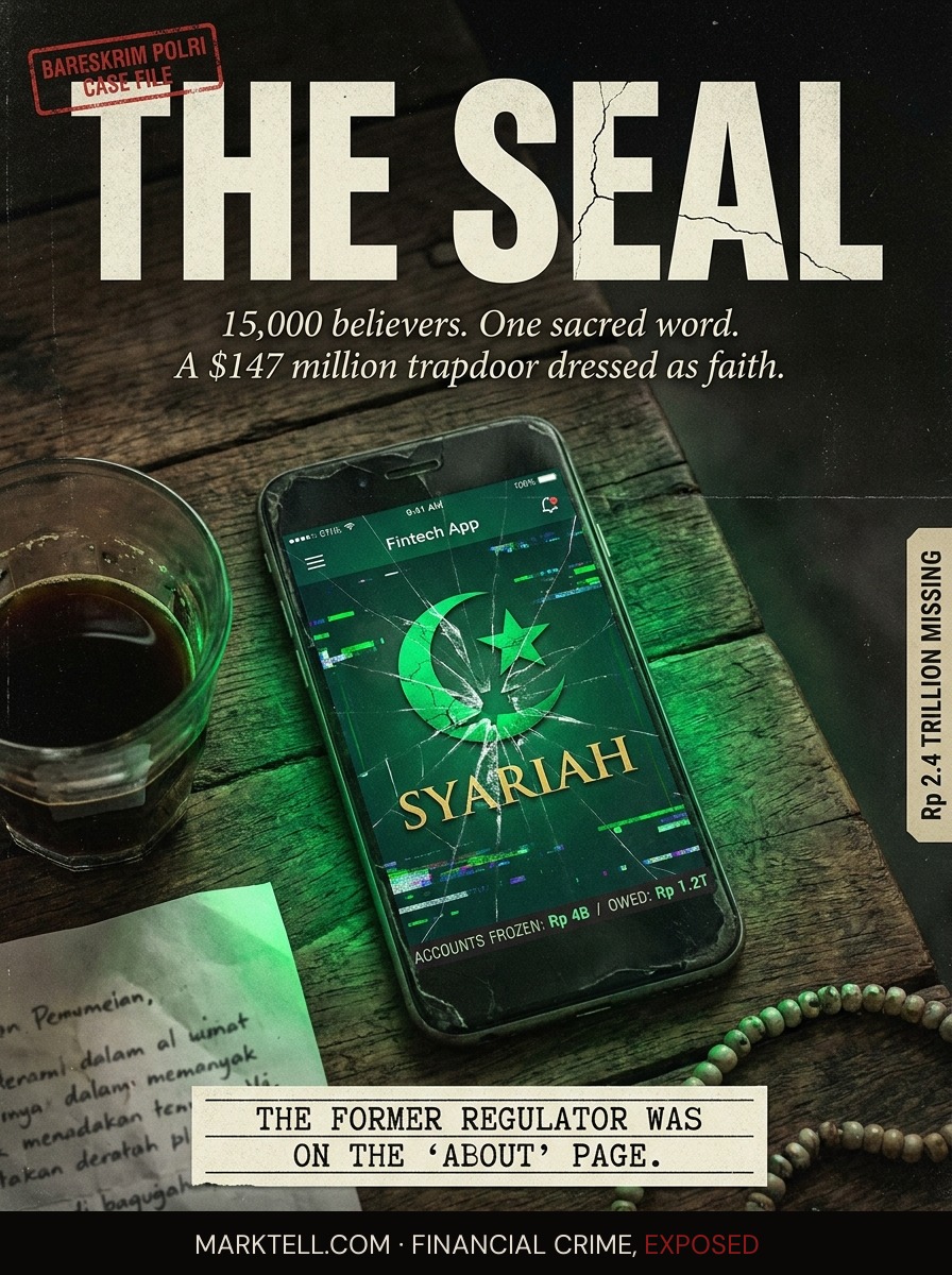 The word "sharia" sat on the website like a seal. The seal was the lock.