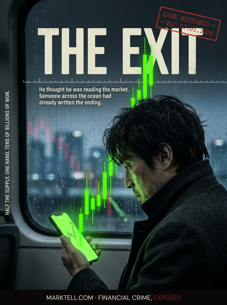 The price on the Seoul screen moved because someone in another country needed it to